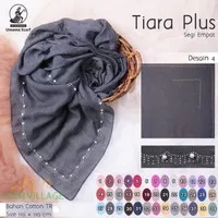 Kerudung TIARA PLUS UMAMA Scarf Hijab Jilbab Segi Empat Mutiara D 4