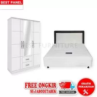 Best Paket Hemat-09 Furniture ruang kamar multibed dan lemari 3 pintu