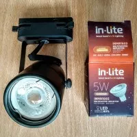 fitting rel inlite 5w Lampu track Rell LED 5W Track Light Spot Light