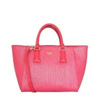 tas wanita Bonia basic red satchel-L