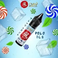 Liquid Vape SaltNic KAZE WINTER FUYU POLO ICE Permen 35mg Salt Nic CMW