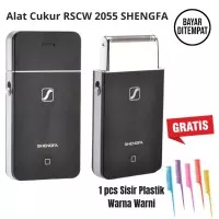 Alat Cukur Kumis dan Jenggot Pria Shengfa RSCW 2055 GRATIS Sisir Warna