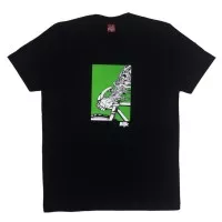 Blackjack Tshirt Green Bike | TS2844