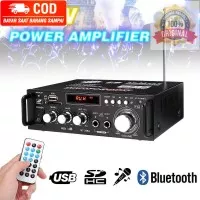 Audio power Amplifier Home Theater FM radio Bluetooth mic EQ 600W