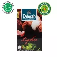 Dilmah Tea Bags Lychee Flavoured Ceylon Black Tea 30gr 20 sachet