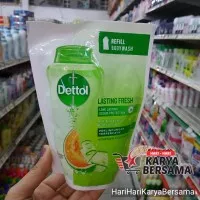 DETTOL ANTISEPTIC BODY WASH LASTING FRESH REFILL POUCH 250ML