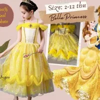 Jusyco Belle princess yellow dress /Kostum princess kuning anak