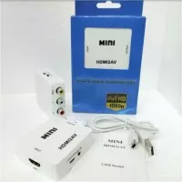MINI BOX HDMI2AV / HDMI TO AV RCA Converter Adaptor / MINI HDMI 2AV
