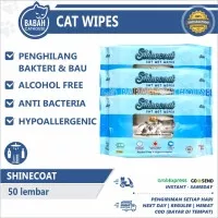 SHINECOAT Pet Wipes Tisu Basah Kucing Anjing Grooming Hewan Handuk