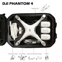 Tas Ransel Backpack Hardcase Drone DJI Phantom 4 | 3 Pro Waterproof