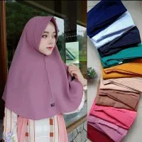 Khimar pet simpel / simpel pet wolfis / khimar daily antem