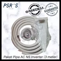 Paket pipa AC NS Inverter 1/4 x 3/8 1/2 3/4 1pk 0.5 - 1 pk per 3 meter