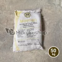 PUPUK MENTARI MOP KCL 50 KG KEMASAN PABRIK VIA GOSEND GRAB