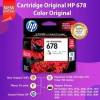 Cartridge HP 678 Color CZ108AA Tinta Printer 3548 4515 4518 4645 4648