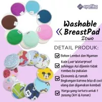 Breastpad Ztwo - Penyerap Asi Cuci Ulang Breast Pad Waterproof