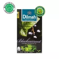 Dilmah Tea Bags Blackcurrant Flavoured Ceylon Black Tea 30gr 20 sachet
