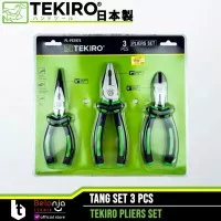 Tekiro Tang Set Kombinasi 7 Lancip 6 Potong 6 Inch Pliers Set 3 Pcs
