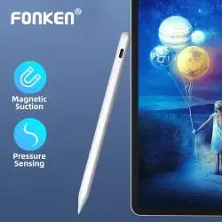 Fonken iPad Pensil dengan Penolakan Sawit, Pena Stylus untuk Apple Pensil 2 1 iPad Pen Pro 11 12.9 2021 2020 2018 2019 Air 4 7th 8th