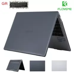 FLOVEME Sarung Pelindung Laptop, Matte untuk Huawei Matebook Mate 13 14 D15 D14 Mate Book X Pro dengan Keyboard Film Pelindung Penutup Laptop Kristal