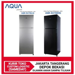 KULKAS AQUA 2 PINTU AQR D270 D270 D 270 LS D270 DS