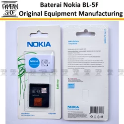 Batre / Baterai / Batrai / Battery Nokia BL-5F / BL5F 6290 ORI