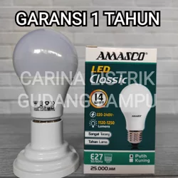 lampu led amasco 14w classic garansi amasco led 14w mirip lampu led hannochs 14w