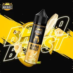 Liquid Vape Freebase Murah - VAPOR NGEBOEL BANABEAST Banana Vanilla Cheesecake 60ml 03mg Bana Beast