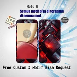 Garskin HP Motorola Moto M motif Light - motif bisa request