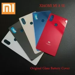 Backdoor Xiaomi Mi8 SE Tutup Belakang Baterai Xiomi Mi 8 Se Casing Penutup  Baterai HP Siomi Mi 8 Se Bahan Kaca Original
