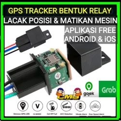 GPS Tracker Unik model RELAY lampu relay klakson relay mobil. lacak posisi dan matikan mobil.gps mobil truk bus. gps motor. gps gsm universal