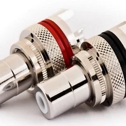 Vermouth Chassis Female RCA Connector Rhodium per pair atau sepasang