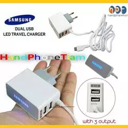 travel charger samsung 3output 2.1a