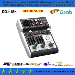 Mixer Behringer XENYX 302 USB 4 Channel ORIGINAL