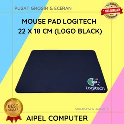 MPL - MOUSE PAD LOGITECH 22 X 18 CM LOGO BLACK