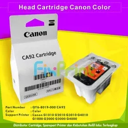 Print Head Canon CA92 CA-92 Color Tri-Color Cartridge Tinta Printer Pixma G1000 G2000 G3000 G4000 G1010 G2010 G3010 G4010