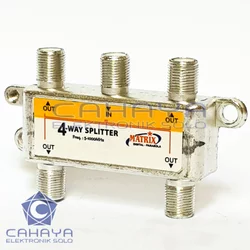 Splitter 4 Way Matrix SP-4F Frekuensi 5-1000Mhz