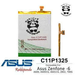 Baterai Asus Zenfone 6 A600CG A600 T00G A601CG Z002 C11P1325 Double IC Protection - Batre Batrei Battery Batrai Baterei Handphone HP Original Power