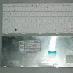 Keyboard ACER Aspire ONE 532, NAV50, AO533, D255, D260, D257, D522, D521, Acer happy / Gateway LT21 / KB.I100A.055, KBI100A055, PK0, MP-09H23U4-6982, (white)