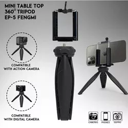 tripod meja mini 360 plus holder U tripod hp kamera portable mini table top tripod EP5