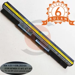 Baterai ORIGINAL Lenovo Ideapad G40-30 G40-45 G40-50 G40-70 G400s G405s G500s G505s S410p S510p Z710 L12S4E01 - Black