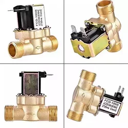 Solenoid valve NC 220v G1per2 Water Air Inlet Flow Switch for solar water heater valvey