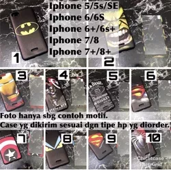 Man case softcase 360 iphone 5 5s SE 6 6s 7 8 plus avengers marvel iron bird