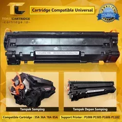 Cartridge Toner HP 85A CE285A Printer Laserjet P1102 M1214nfh M1216nfh