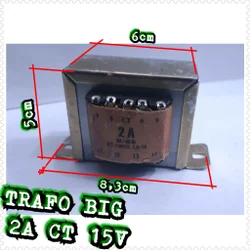 TRAFO BIG 2A CT 15V