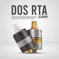 Dos RTA MTL - DTL by Advken x O2 100 Authentic - DOS RTA Tank Vape - SS SILVER