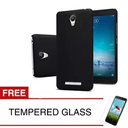 Case for Xiaomi Redmi Note 2 - Slim Black Matte Hardcase - Gratis Tempered Glass