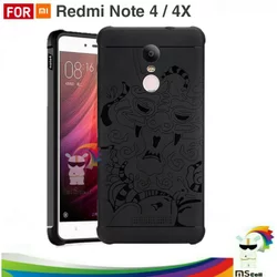 Case Redmi Note 4X Snapdragon Matte Slim Black Premium - Xiaomi Note 4X Prime Jelly Ultra Iron Robot Cocose Polos Mate Kondom Silikone Silicone