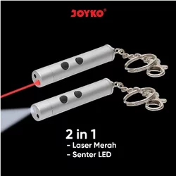 Laser Pointer 2 In 1 Penunjuk Laser LED Light Senter Joyko LPR-102