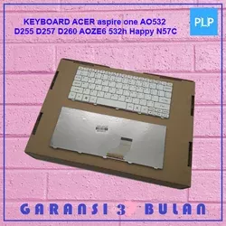 keyboard Acer aspire one AO 532 D255 D257 D260 D270 532h NAV51 White