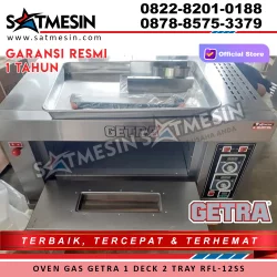 Mesin oven roti 1 deck RFL-12SS Getra